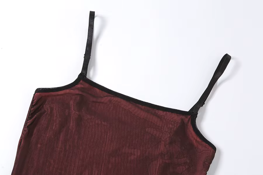Skinny Dress "Crimson Desire"