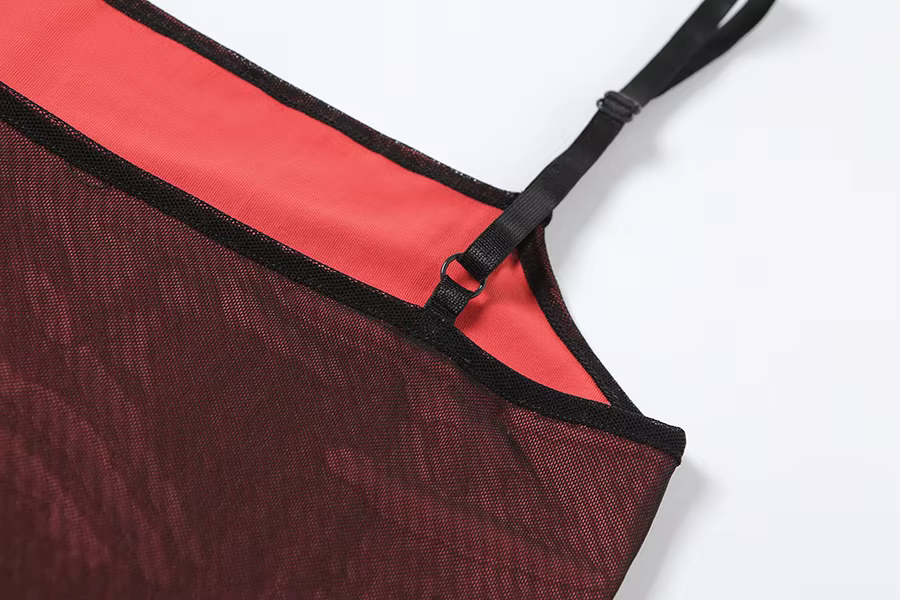 Skinny Dress "Crimson Desire"