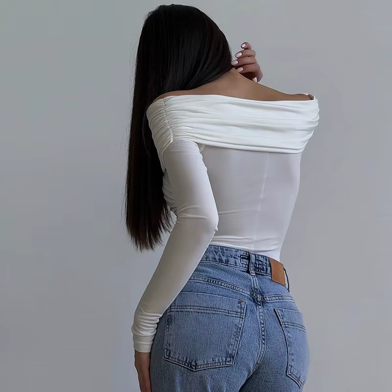 Long Sleeve "Sculpted Elegance"