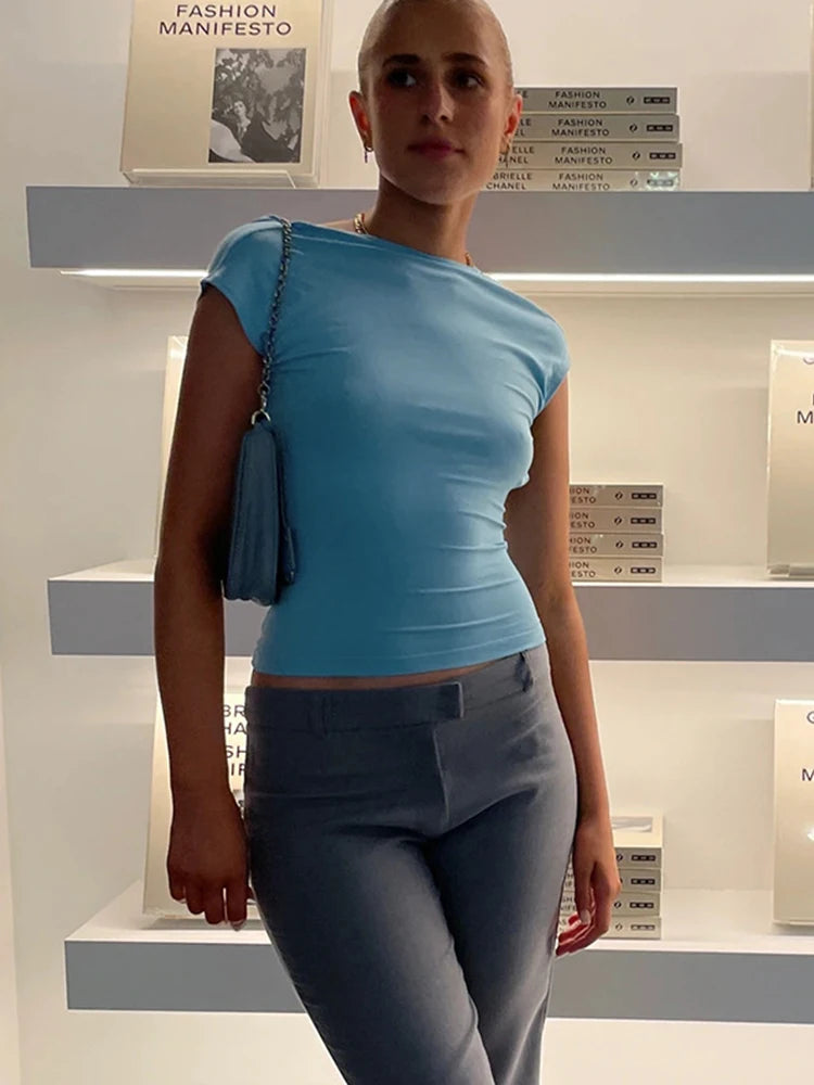 Crop Top "Backless Glam"