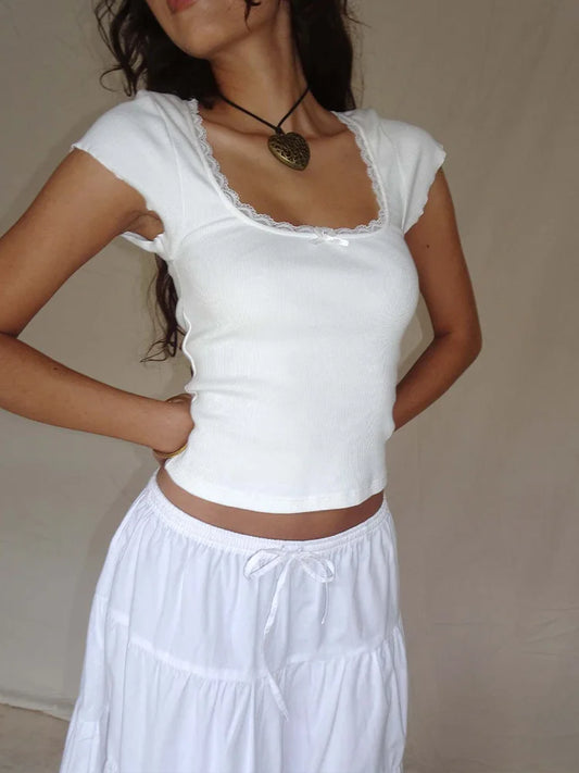 Lace Tee "Cottage Dream"
