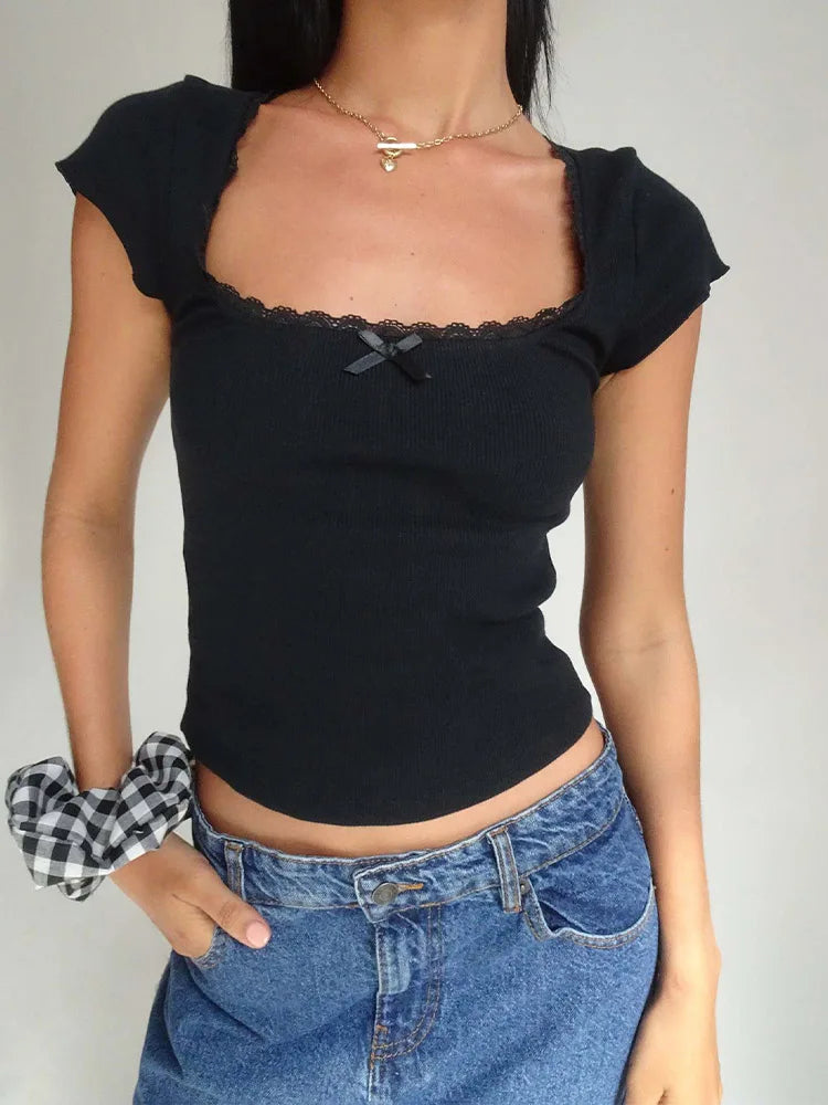 Lace Tee "Cottage Dream"