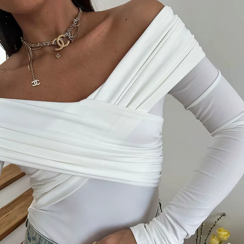Long Sleeve "Sculpted Elegance"