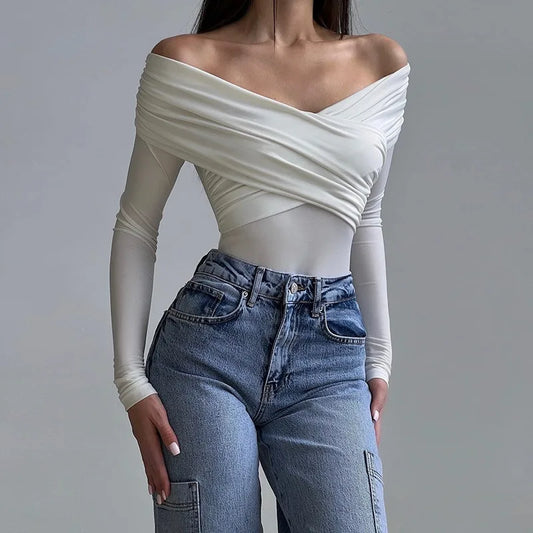 Long Sleeve "Sculpted Elegance"