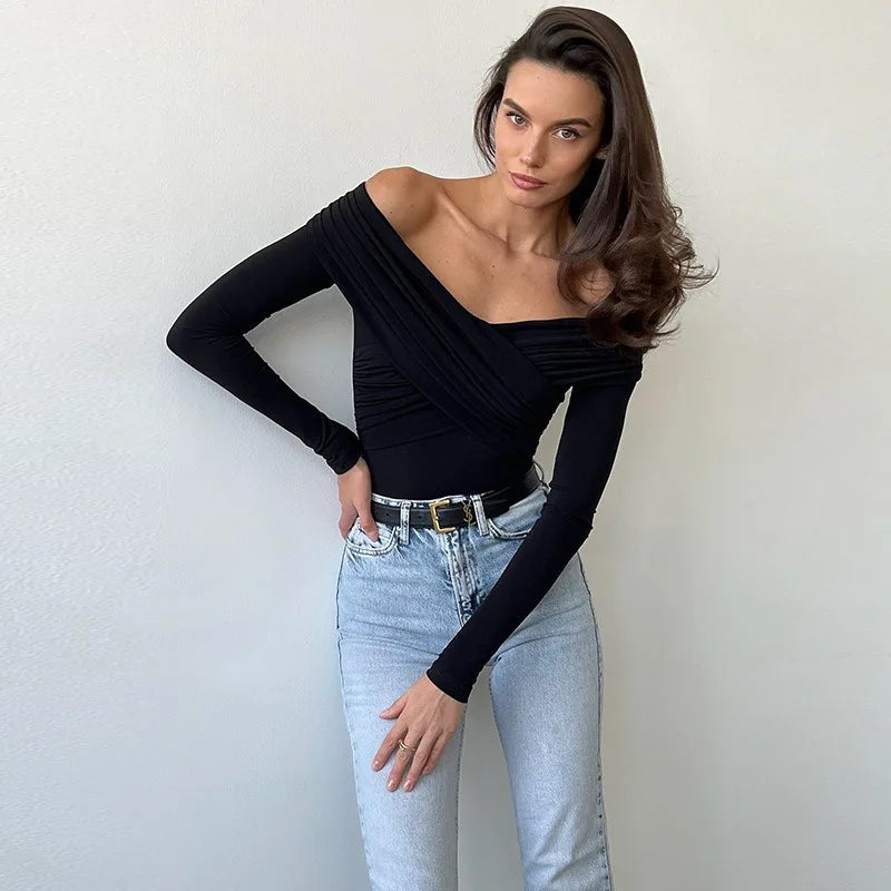 Long Sleeve "Sculpted Elegance"